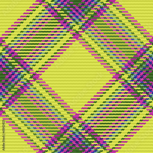 Texture vector tartan of seamless pattern fabric with a textile plaid background check.