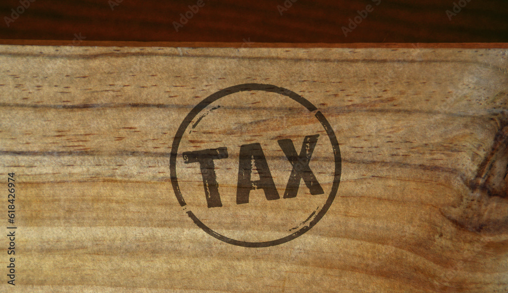 Tax and income taxation stamp and stamping Tax and income taxation stamp and stamping