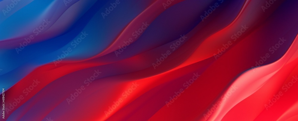 Obraz premium Blue red abstract background. generative ai