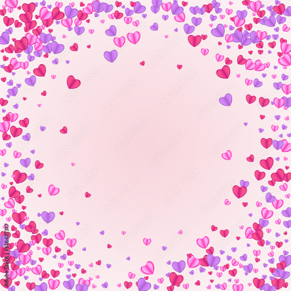 Lilac Confetti Background Pink Vector. Wedding Frame Heart. Purple Card Pattern. Pinkish Confetti Volume Backdrop. Violet Decor Texture. Lilac Confetti Background Pink Vector. Wedding Frame Heart. Purple Card Pattern. Pinkish Confetti Volume Backdrop. Violet Decor Texture.