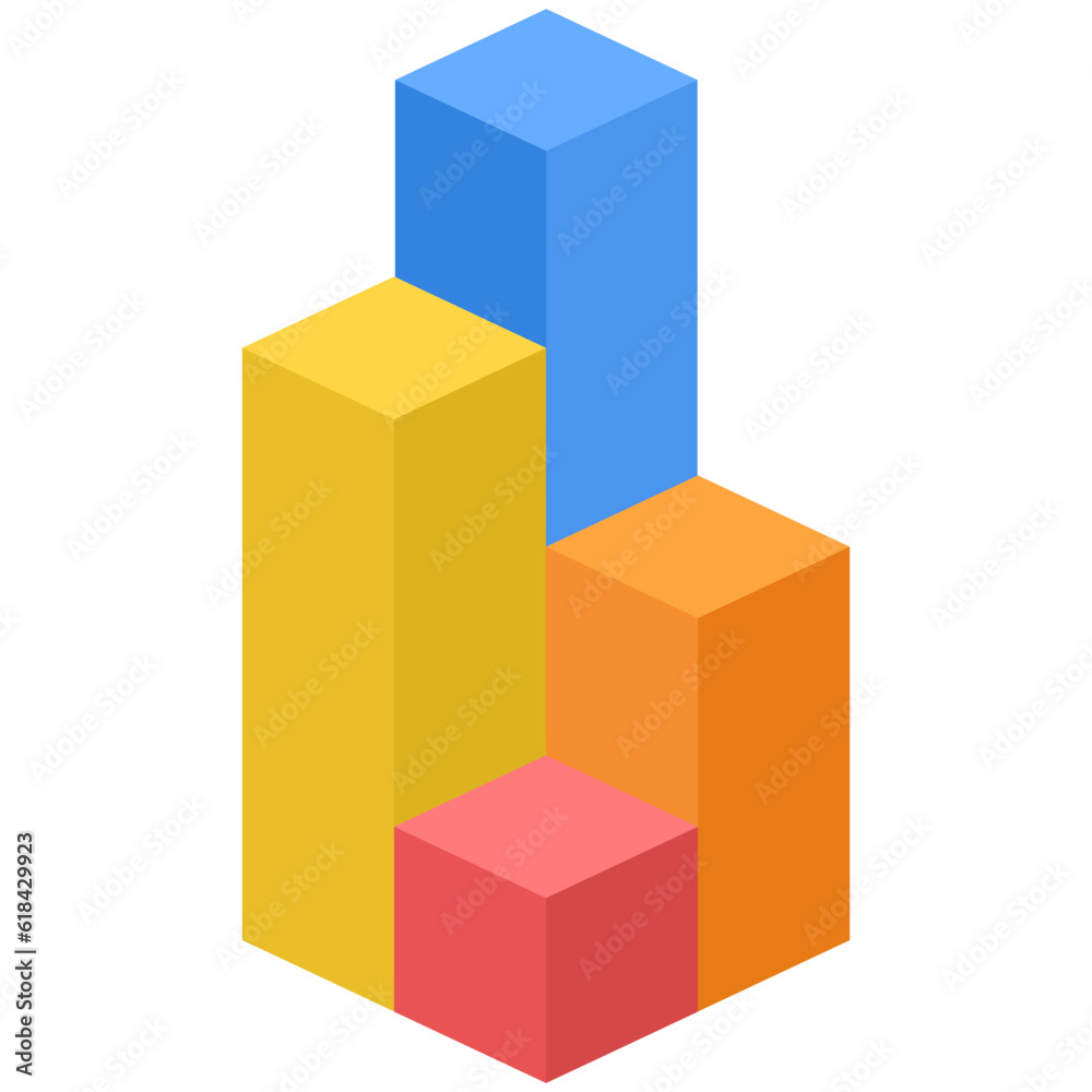 Obraz premium 3d chart