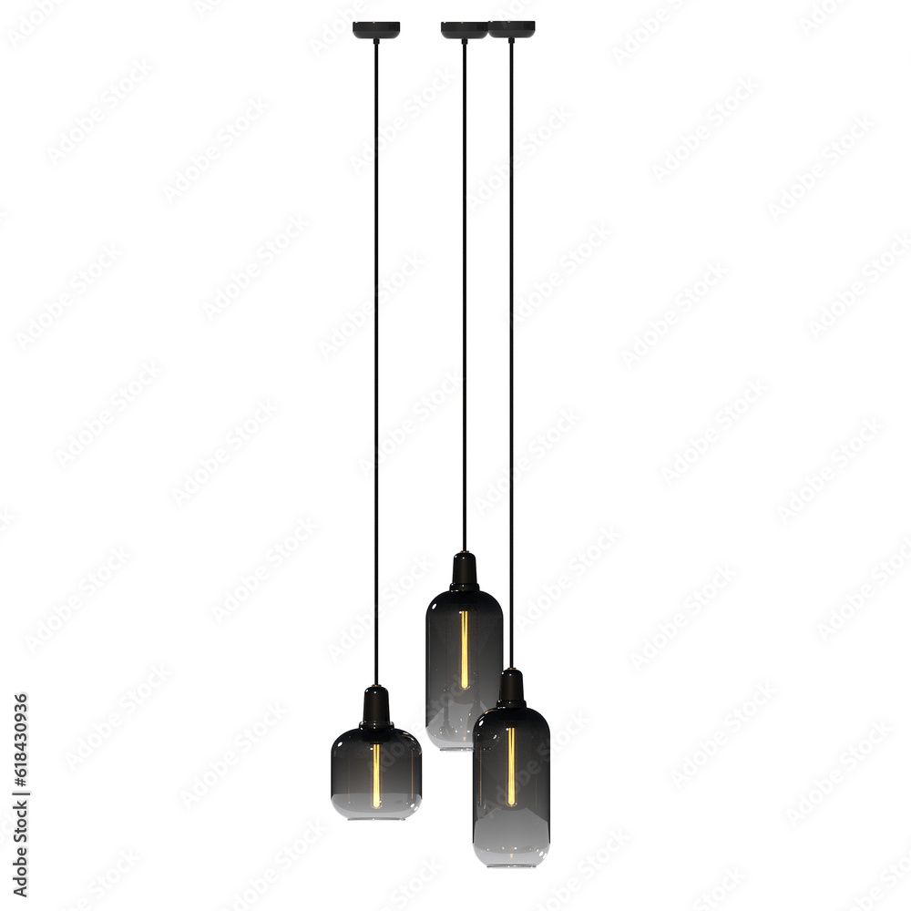 chandelier on the ceiling isolated on transparent background, hanging lamp, pendant light, 3D illustration, cg render chandelier on the ceiling isolated on transparent background, hanging lamp, pendant light, 3D illustration, cg render