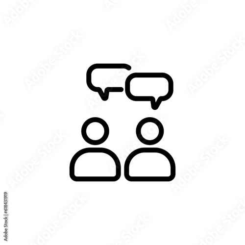 communication bubble speech sign symbol vector