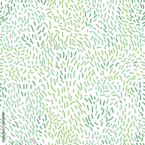 vector seamless floral pattern green grass 