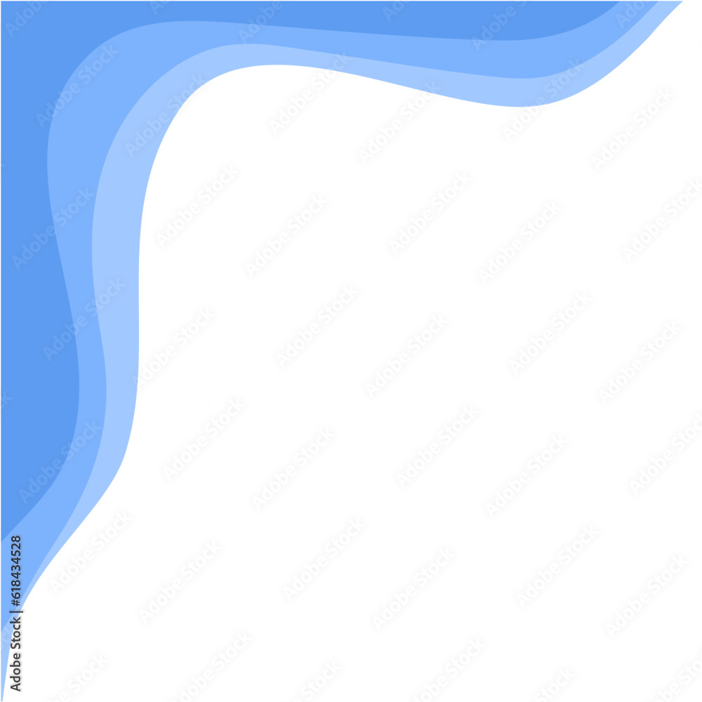 Wave Corners Border