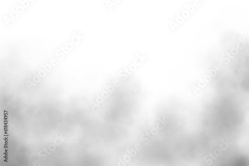 vector of smoke or fog isolated on white transparent background. PNG