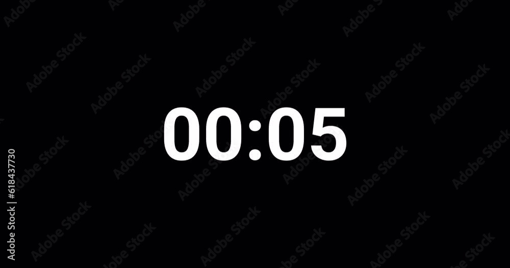 1 minute timer, time count from 60 seconds to 0, countdown, white numbers isolated from background with alpha channel 1 minute timer, time count from 60 seconds to 0, countdown, white numbers isolated from background with alpha channel
