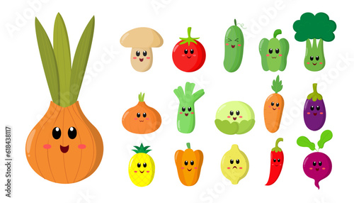 Fruits and vegetables character