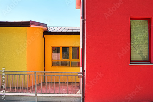 фотографія The modern minimal architecture finds a compelling expression in the skillful di