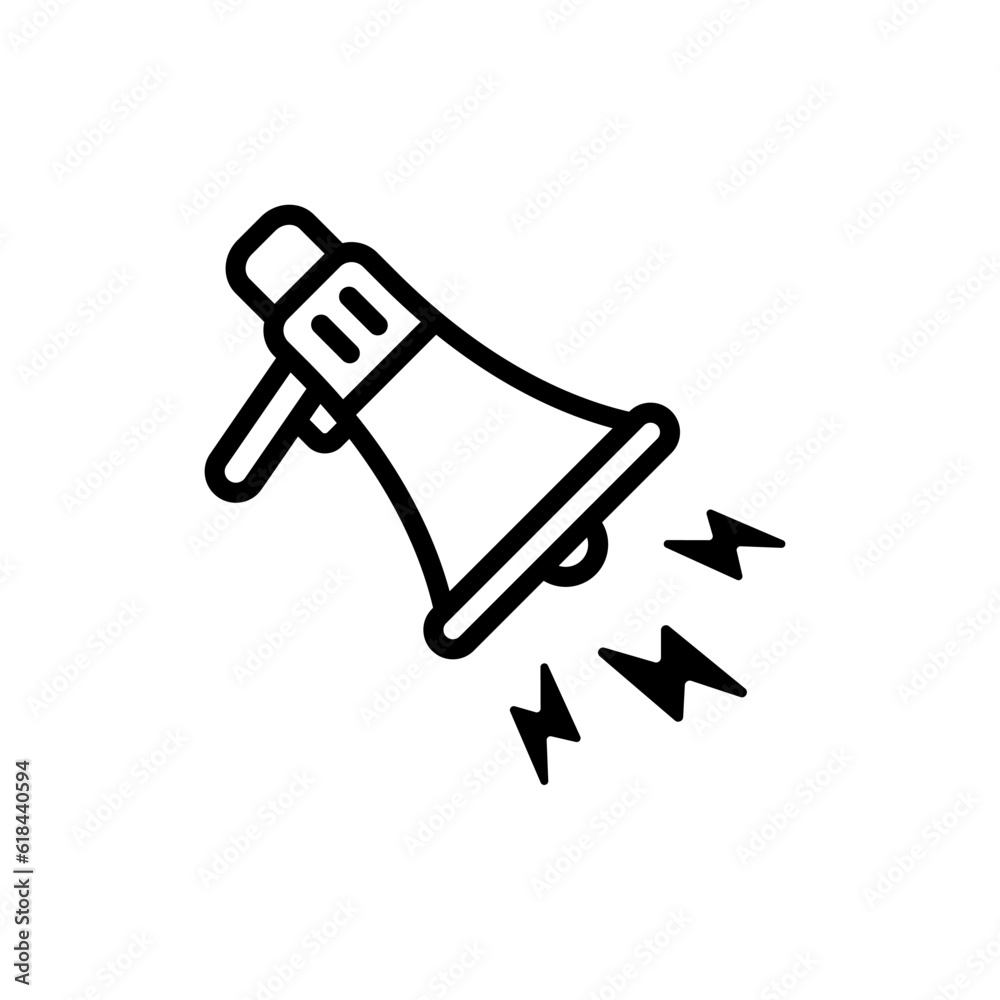 communication megaphone sign symbol vector