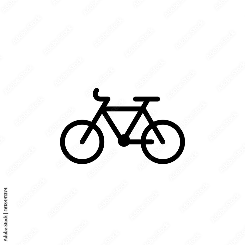 Fototapeta premium transportation bicycle sign symbol vector