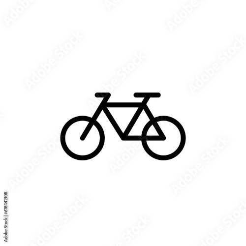 transportation bicycle sign symbol vector