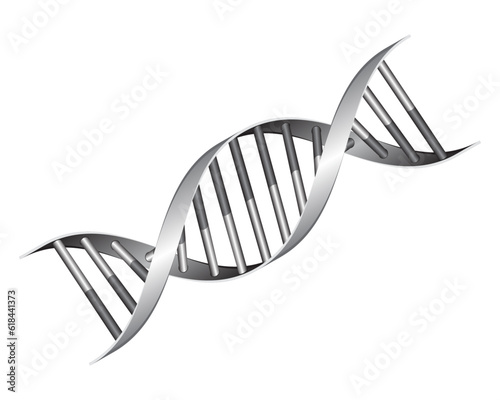 DNA helix. Double-Helix Structure of DNA. Isolated image for prints, poster and illustrations.
