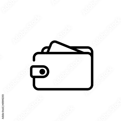 economy wallet sign symbol vector