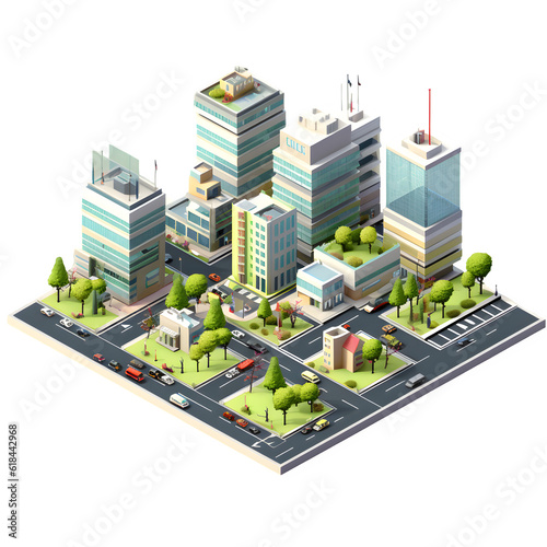 city of the city isomatic cityscape, city, building, illustration