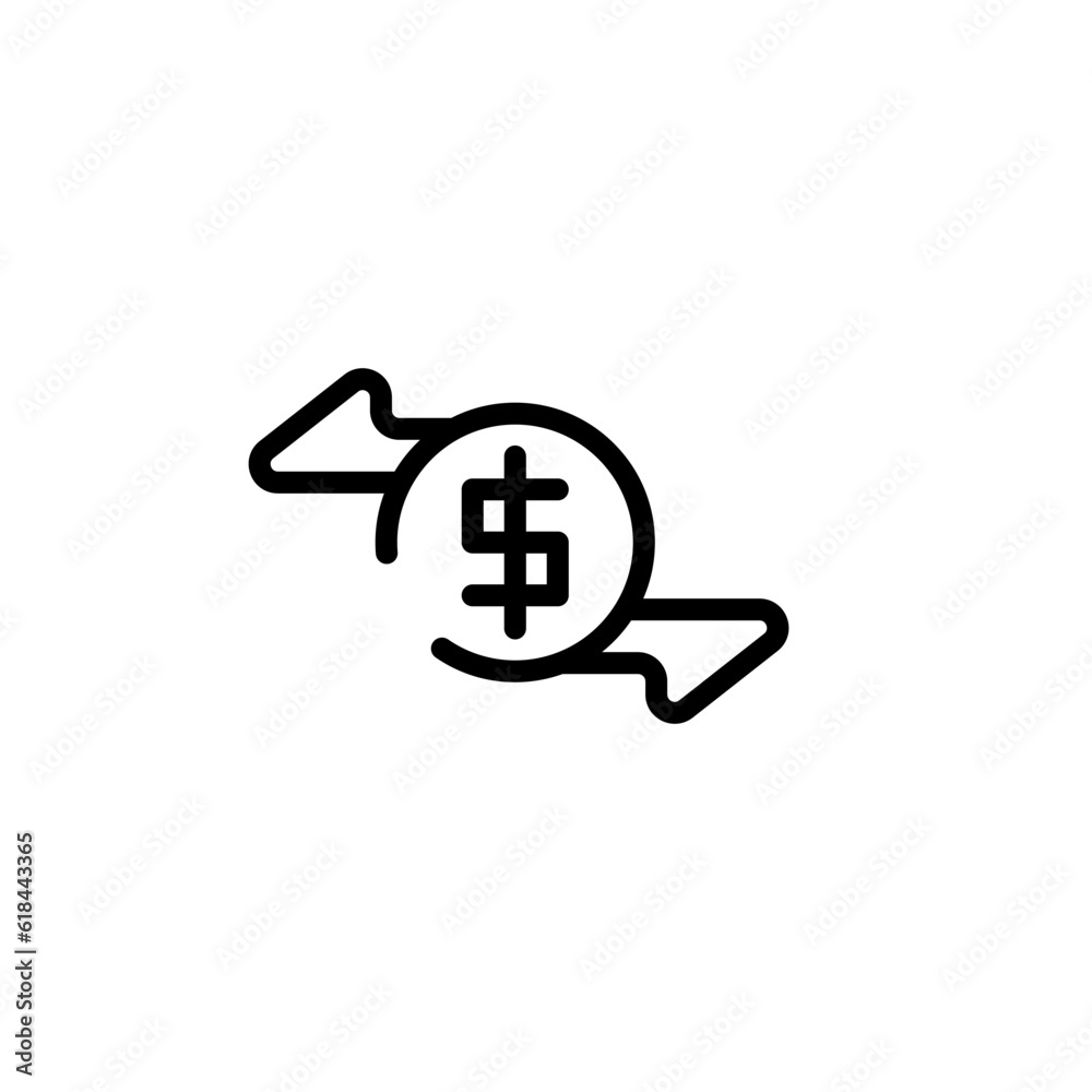 economy money transfer sign symbol vector economy money transfer sign symbol vector
