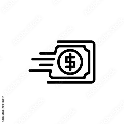 economy money transfer sign symbol vector