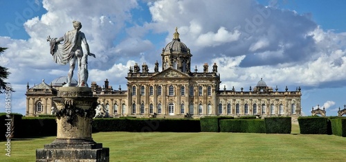 Picturesque view of Castle Howard in England. photo