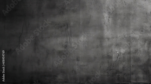Dark gray abstract cement wall factory wall  © tashechka