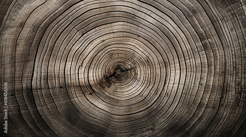 Tree ring texture. Generative AI image.