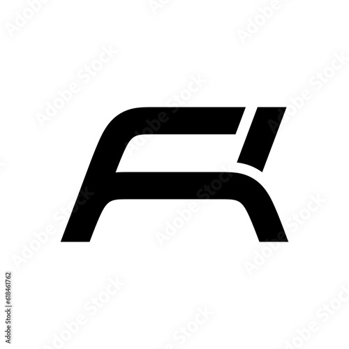 Letter AK simple original logo vector