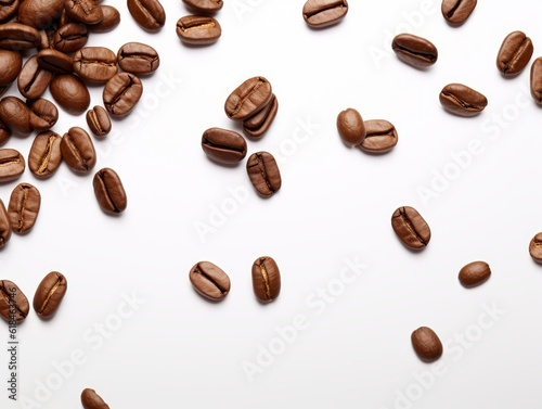 copy space coffee beans