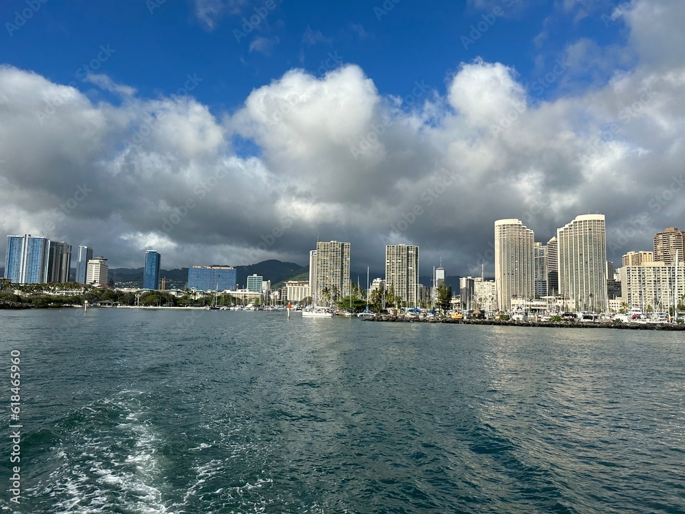 Obraz premium Boat view