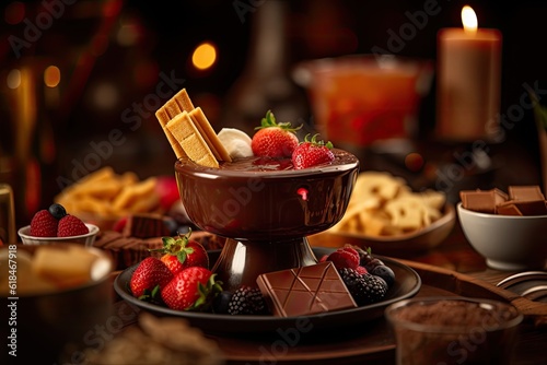 Chocolate Fondue Delight photo