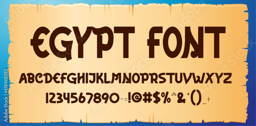Egyptian font