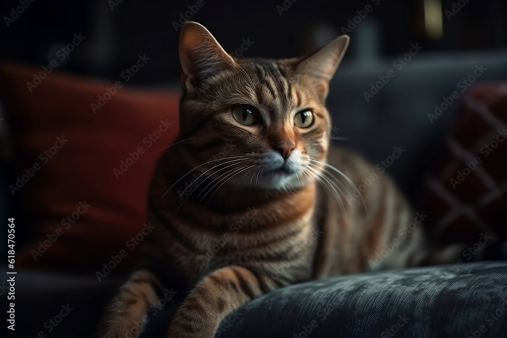 portrait of a cat.