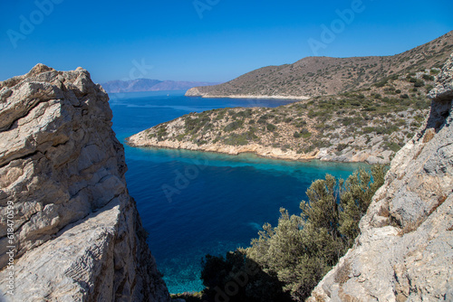 The ancient city of Knidos is in the Datca district of Mu  la 
