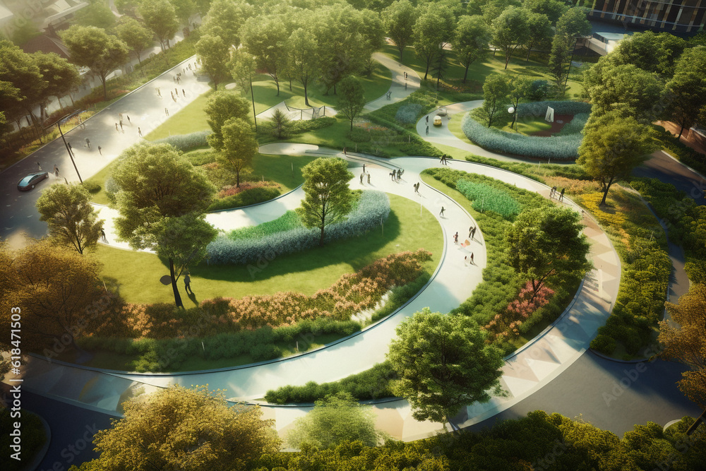 Photo inspiration: Fresh Look at Architecture Environment And Future With Park In City For Carbon