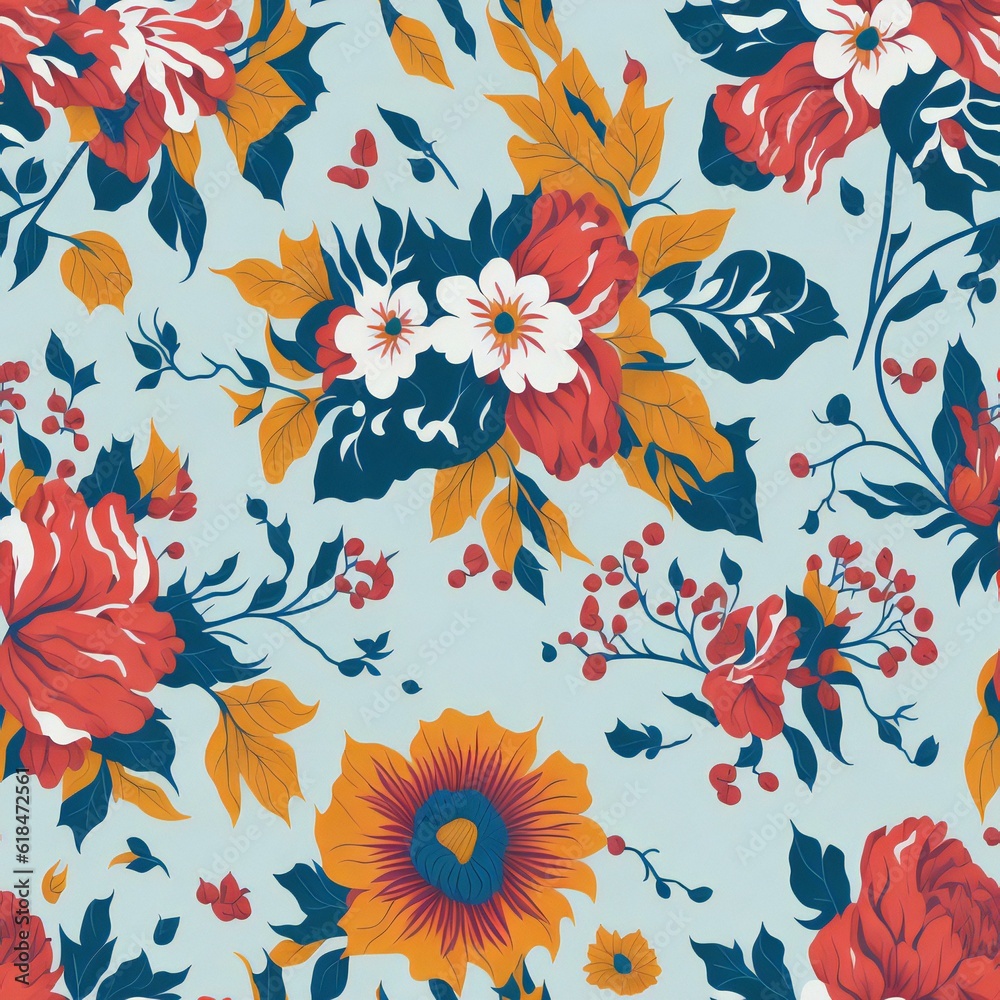 Unleashing the Magic of Seamless Patterns: Latest Design Trends - AI Generated