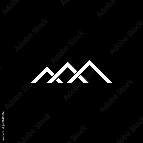 Roof Icon in a flat design isolated on black background