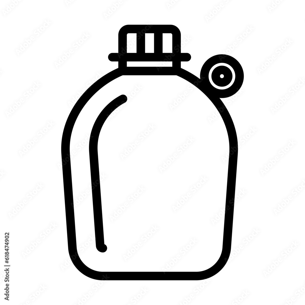 Canteen icon water bottle Canteen icon water bottle