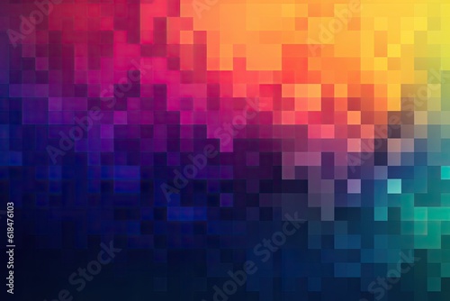 Wallpaper Mural Abstract geometric color illustration, mosaic background. Torontodigital.ca