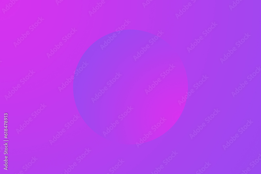 Neon gradient background with a circle in the center like a magic glass ball Neon gradient background with a circle in the center like a magic glass ball