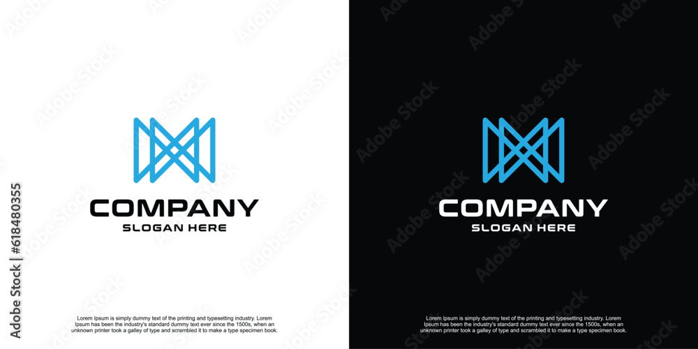 Modern Initial Latter Business Logo Design Modern Initial Latter Business Logo Design