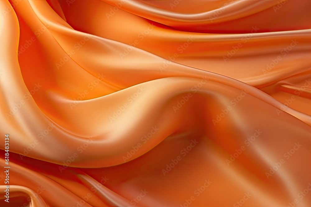 Abstract orange silk background Abstract orange silk background