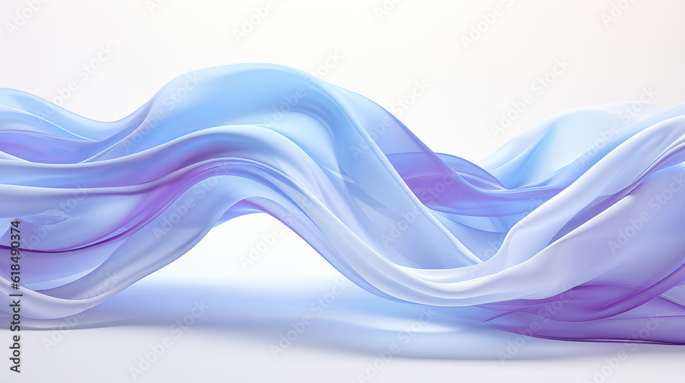 Illustration of a abstract background beautiful,thin blue fabric in folds Illustration of a abstract background beautiful,thin blue fabric in folds