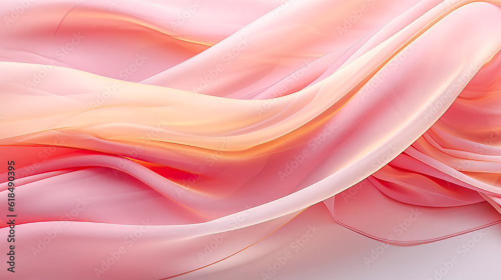 Illustration of a abstract background delicate pink fabric. Generative AI. Illustration of a abstract background delicate pink fabric. Generative AI.