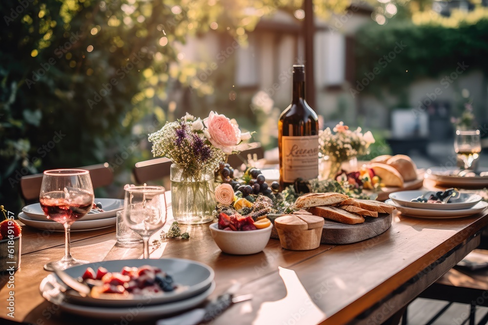 Fototapeta premium Brunch with friends