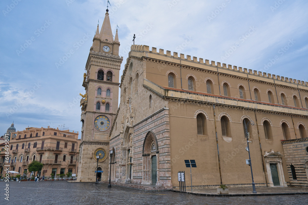 Cathedral of Maria Santissima Assunta in Messina, Sicily, southern Italy