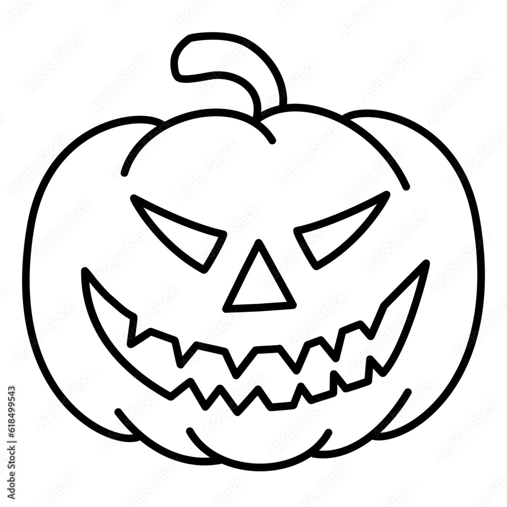 Halloween Pumpkin Spooky Face Halloween Pumpkin Spooky Face