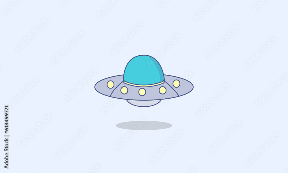 Ufo illustration vector graphic. Perfect for children's book covers. Ufo illustration vector graphic. Perfect for children's book covers.