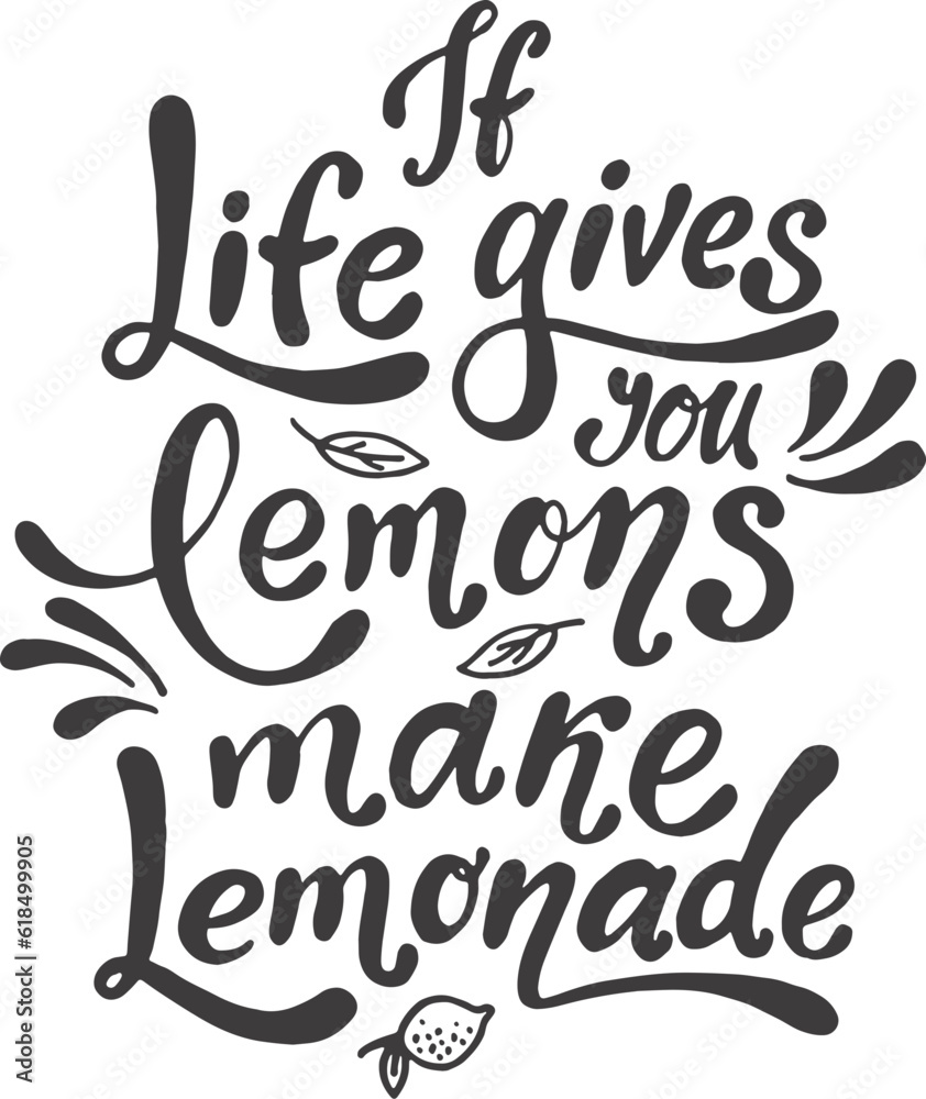 Fototapeta premium lemon word art