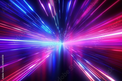 abstract futuristic background with gold PINK blue glowing neon moving high speed wave lines and bokeh lights. Data transfer concept Fantastic wallpaper