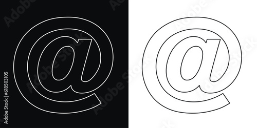 A black and white depiction of a small "a" symbol within an open circle. Used in email addresses