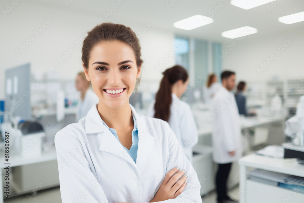 Portrait of a female dentist Portrait of a female dentist
