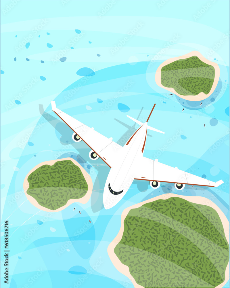 Naklejka premium Time to travel poster